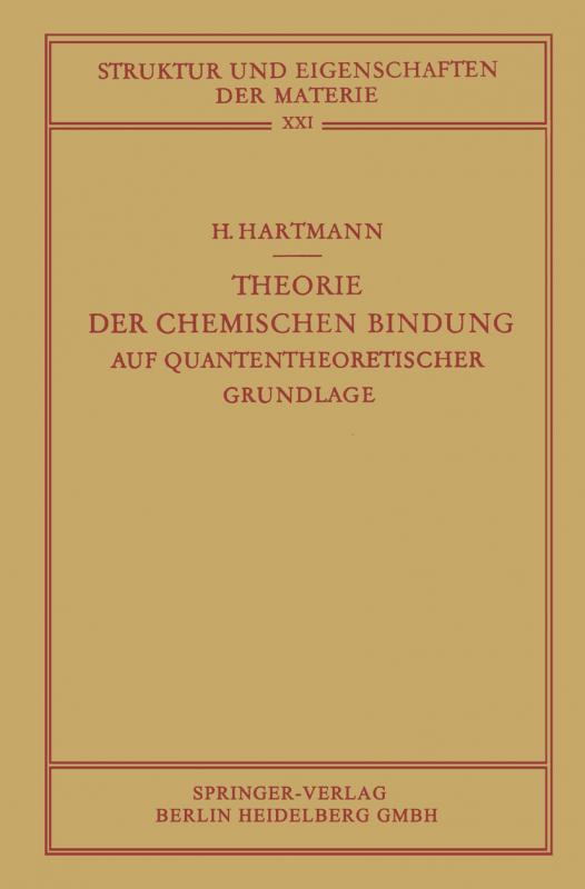 Cover-Bild Theorie der Chemischen Bindung