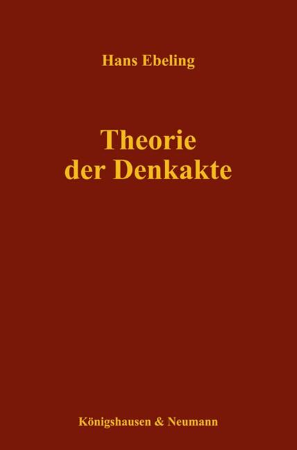 Cover-Bild Theorie der Denkakte