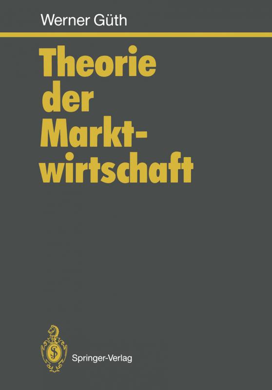 Cover-Bild Theorie der Marktwirtschaft