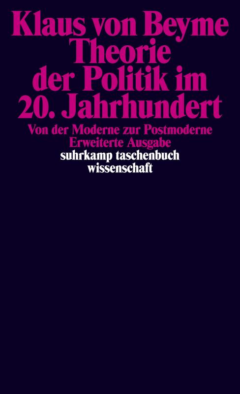 Cover-Bild Theorie der Politik im 20. Jahrhundert