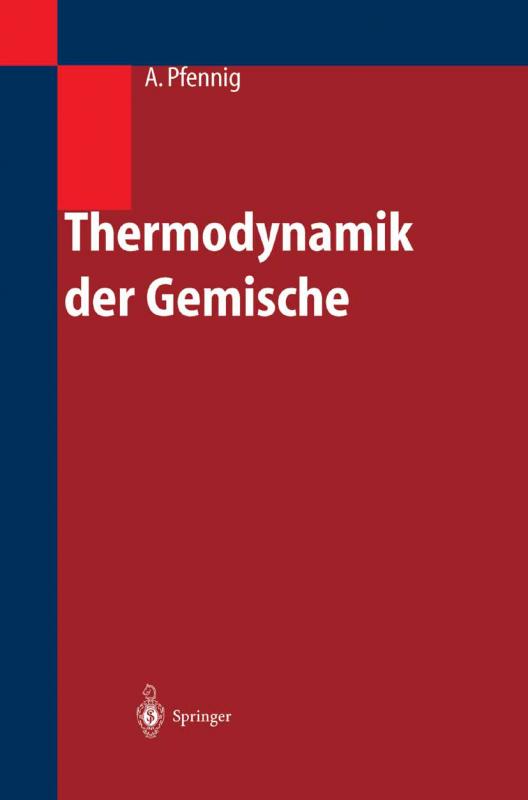 Cover-Bild Thermodynamik der Gemische