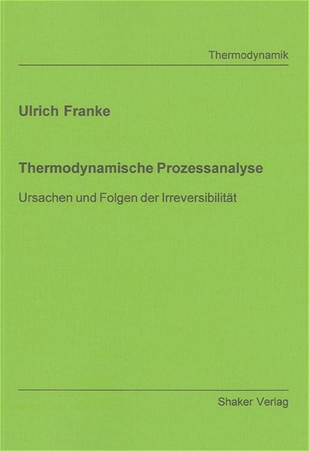 Cover-Bild Thermodynamische Prozessanalyse