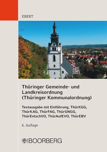 Cover-Bild Thüringer Gemeinde- und Landkreisordnung (Thüringer Kommunalordnung)