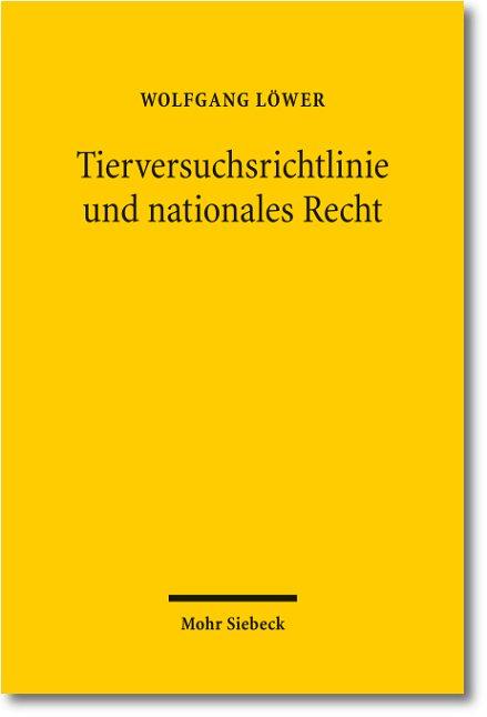 Cover-Bild Tierversuche im Verfassungs- und Verwaltungsrecht