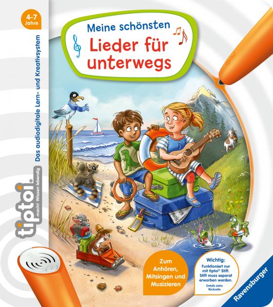 Cover-Bild tiptoi® Meine schönsten Lieder für unterwegs