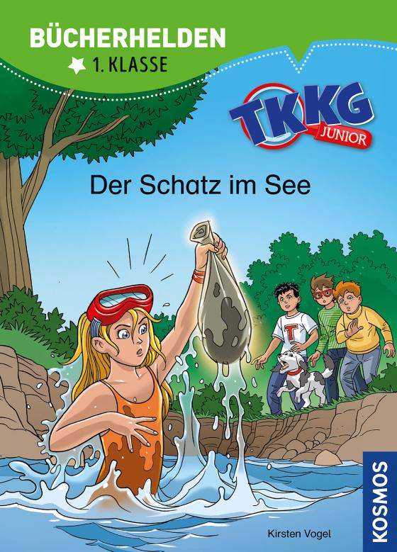 Cover-Bild TKKG Junior, Bücherhelden 1. Klasse, Der Schatz im See