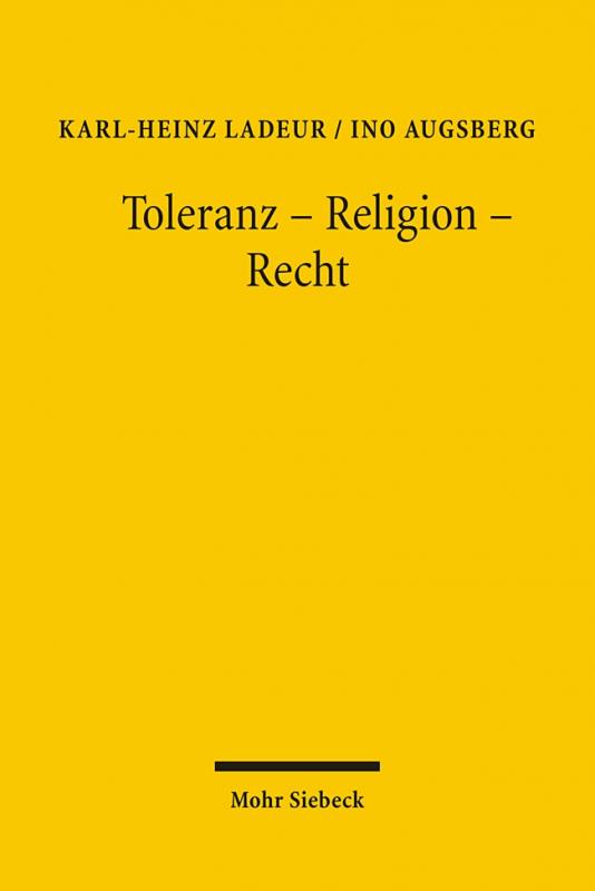 Cover-Bild Toleranz - Religion - Recht