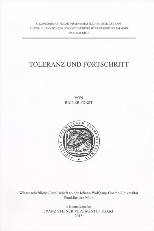 Cover-Bild Toleranz und Fortschritt