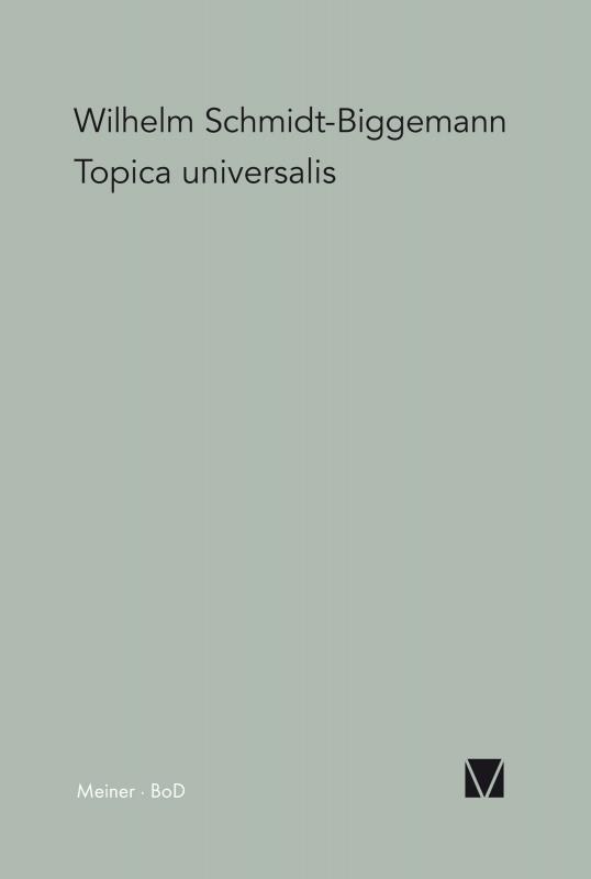 Cover-Bild Topica Universalis