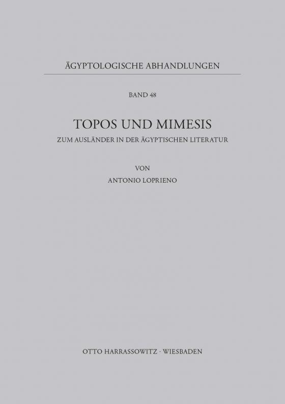 Cover-Bild Topos und Mimesis