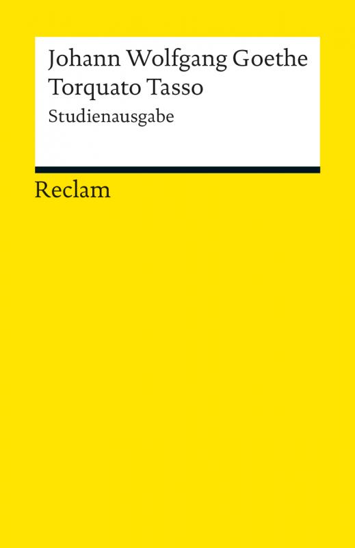 Cover-Bild Torquato Tasso. Studienausgabe