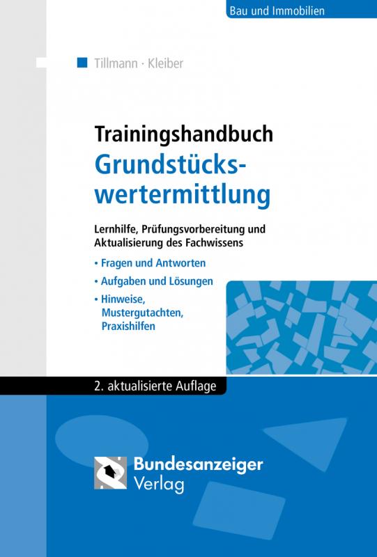 Cover-Bild Trainingshandbuch Grundstückswertermittlung