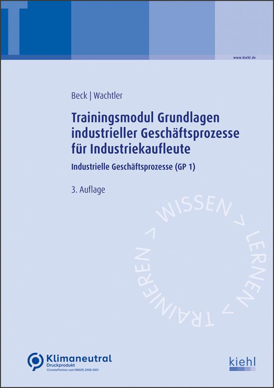 Cover-Bild Trainingsmodul Grundlagen industrieller Geschäftsprozesse für Industriekaufleute