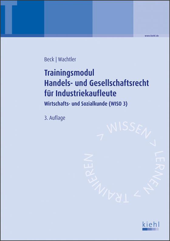 Cover-Bild Trainingsmodul Handels- und Gesellschaftsrecht für Industriekaufleute