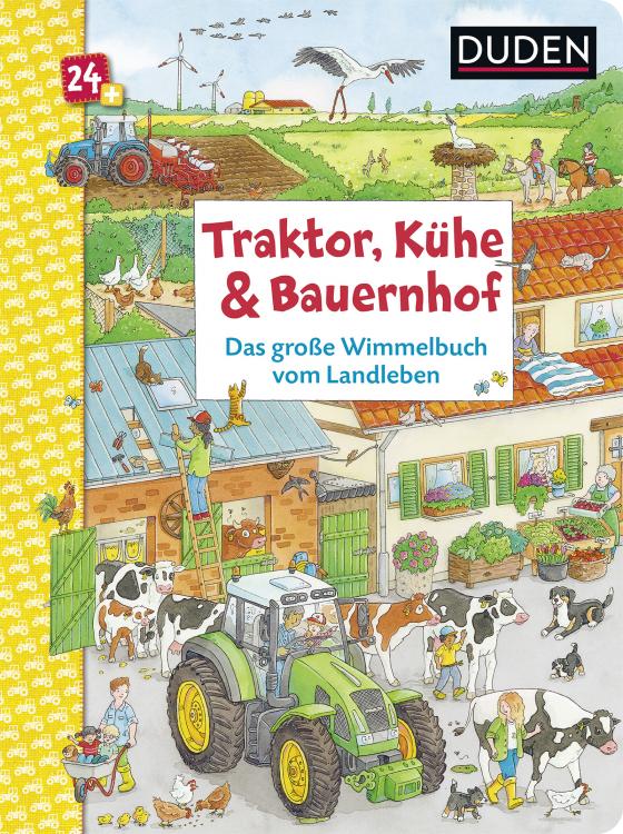 Cover-Bild Traktor, Kühe & Bauernhof: Das große Wimmelbuch vom Landleben