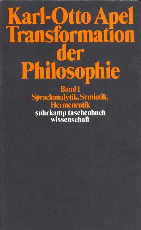 Cover-Bild Transformation der Philosophie