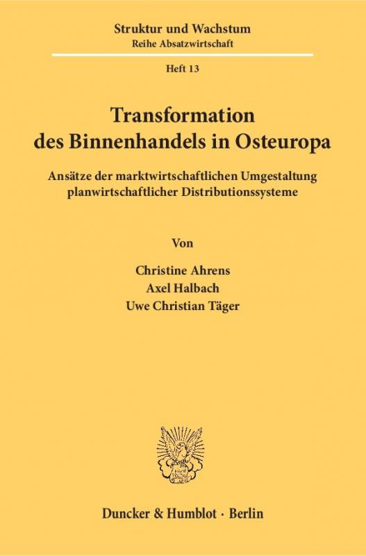 Cover-Bild Transformation des Binnenhandels in Osteuropa.