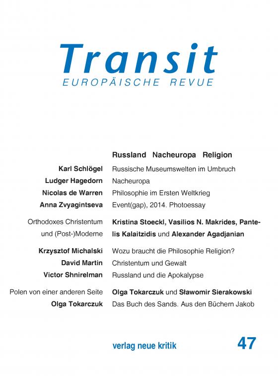 Cover-Bild Transit 47. Europäische Revue