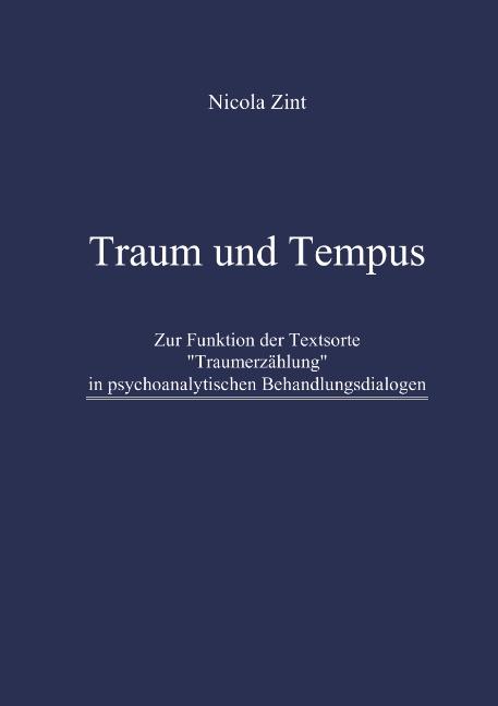 Cover-Bild Traum und Tempus