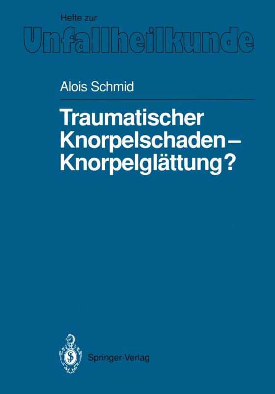 Cover-Bild Traumatischer Knorpelschaden — Knorpelglättung?