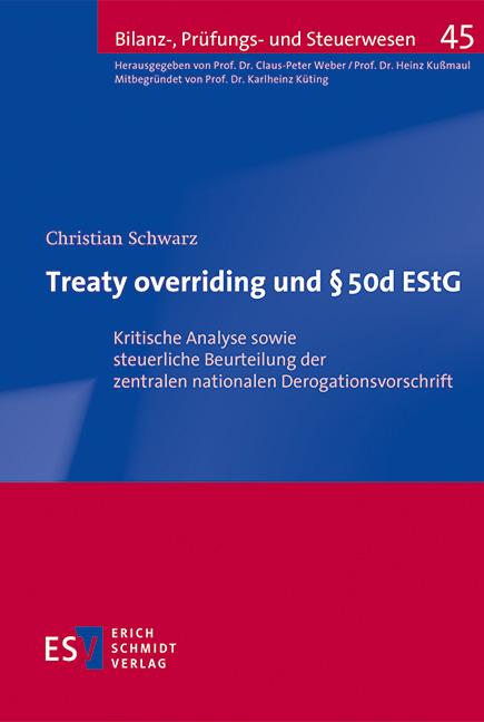 Cover-Bild Treaty overriding und § 50d EStG