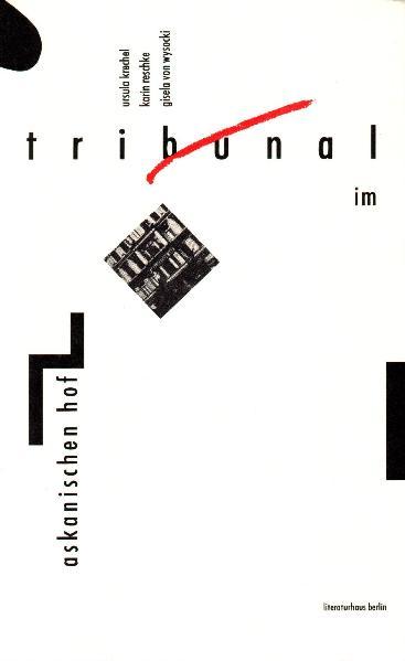 Cover-Bild Tribunal im Askanischen Hof