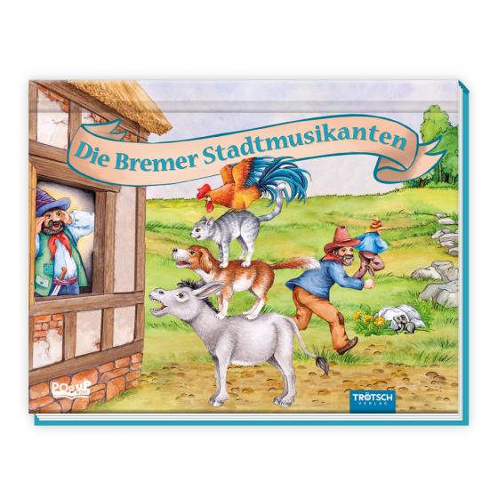 Cover-Bild Trötsch Märchenbuch Pop-up-Buch Die Bremer Stadtmusikanten