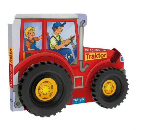 Cover-Bild Trötsch Pappenbuch mit Rädern Mein großer roter Traktor