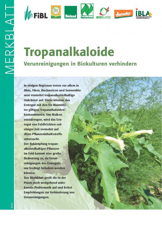 Cover-Bild Tropanalkaloide