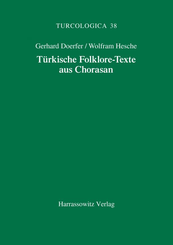 Cover-Bild Türkische Folklore-Texte aus Chorasan