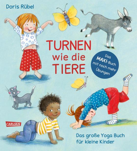 Cover-Bild Turnen wie die Tiere - Das große Yoga Buch für kleine Kinder