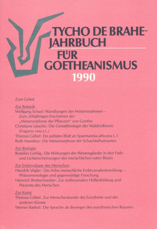 Cover-Bild Tycho de Brahe-Jahrbuch für Goetheanismus / Tycho de Brahe-Jahrbuch für Goetheanismus