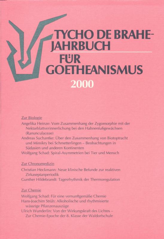 Cover-Bild Tycho de Brahe-Jahrbuch für Goetheanismus / Tycho de Brahe-Jahrbuch für Goetheanismus