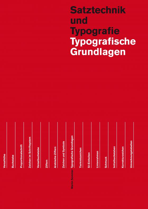 Cover-Bild Typografische Grundlagen