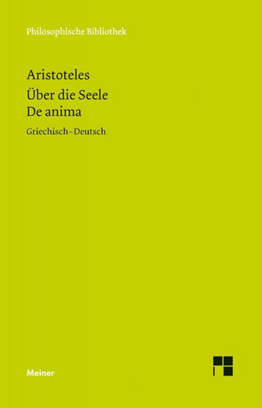 Cover-Bild Über die Seele. De anima