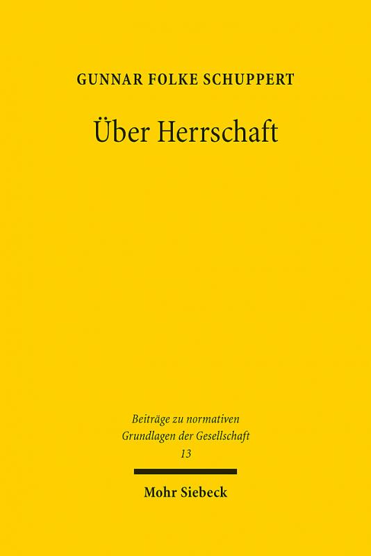 Cover-Bild Über Herrschaft