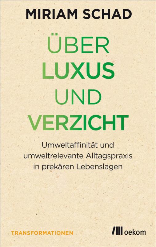 Cover-Bild Über Luxus und Verzicht