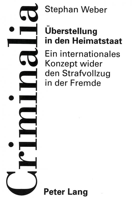 Cover-Bild Überstellung in den Heimatstaat