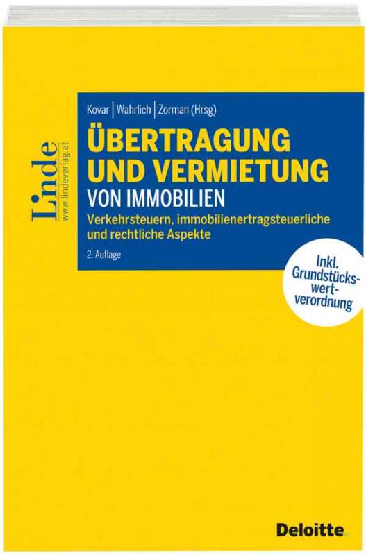 Cover-Bild Übertragung und Vermietung von Immobilien