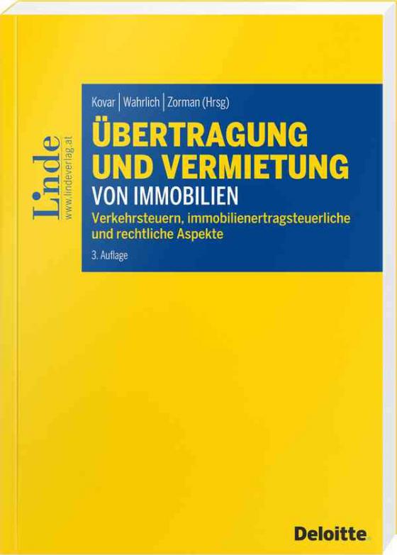 Cover-Bild Übertragung und Vermietung von Immobilien