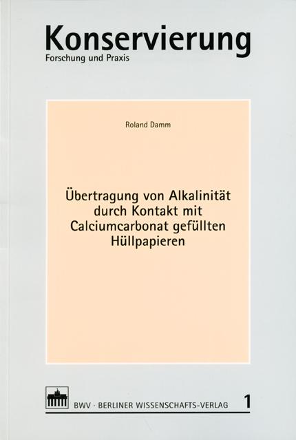 Cover-Bild Übertragung von Alkalinität durch Kontakt mit Calciumcarbonat gefüllten Hüllpapieren