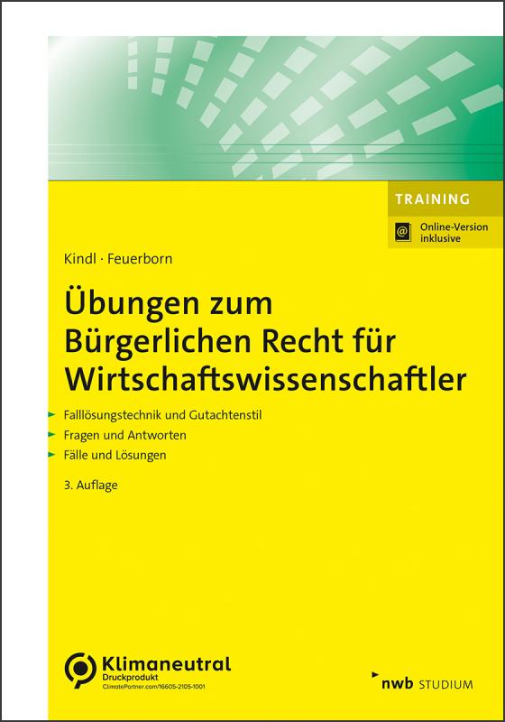 Cover-Bild Übungen zum Bürgerlichen Recht für Wirtschaftswissenschaftler