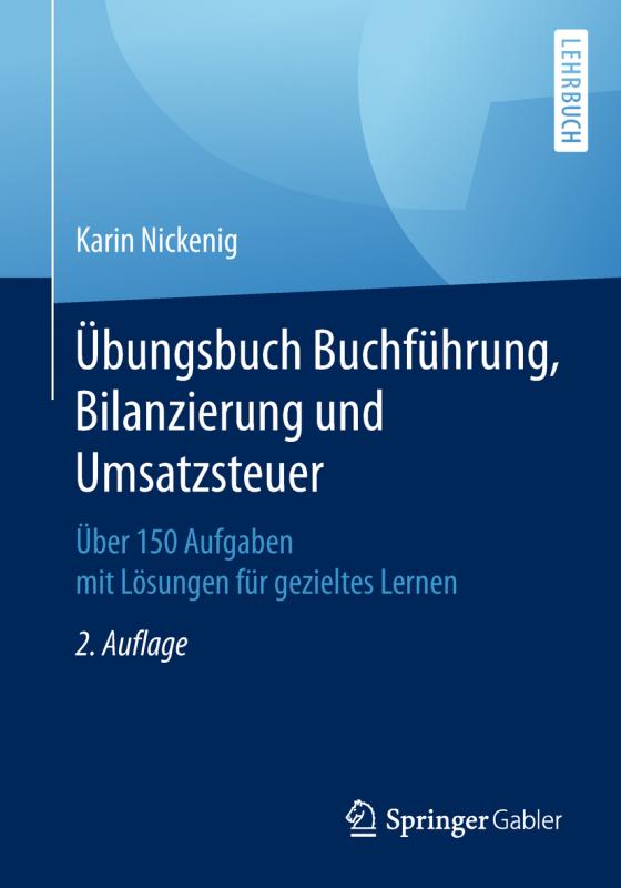 Cover-Bild Übungsbuch Buchführung, Bilanzierung und Umsatzsteuer