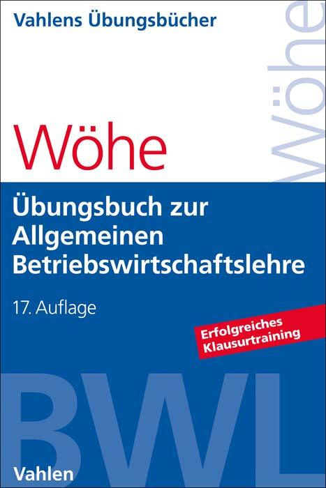 Cover-Bild Übungsbuch zur Einführung in die Allgemeine Betriebswirtschaftslehre