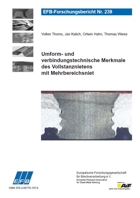 Cover-Bild Umform- und verbindungstechnische Merkmale des Vollstanznietens mit Mehrbereichsniet