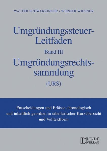 Cover-Bild Umgründungssteuer-Leitfaden Band III