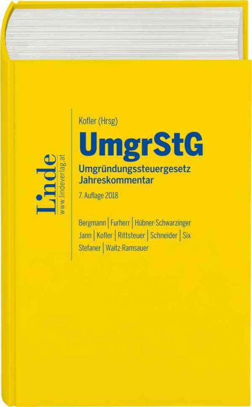 Cover-Bild Umgründungssteuergesetz