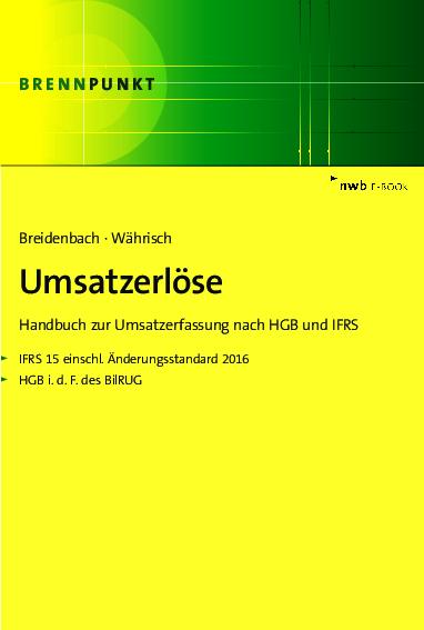 Cover-Bild Umsatzerlöse