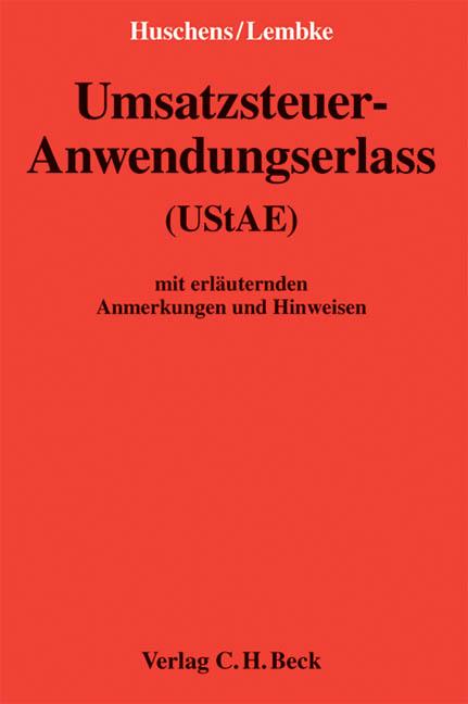 Cover-Bild Umsatzsteuer-Anwendungserlass (UStAE)