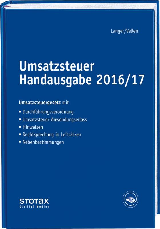 Cover-Bild Umsatzsteuer Handausgabe 2016/17